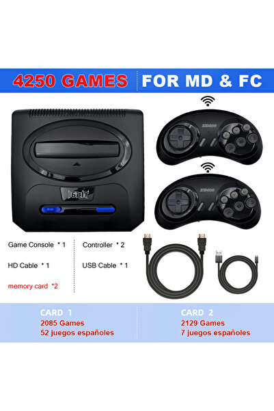 Choice4 With ES Games 16BIT Segas-MD Video Game Console For Sega Mega Drive G...