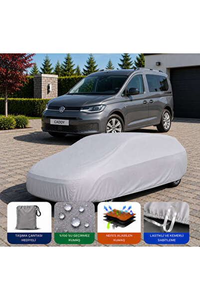 COCEM Volkswagen Caddy Premium Araç Brandası Su Geçirmez UV Korumalı Tam Koru...