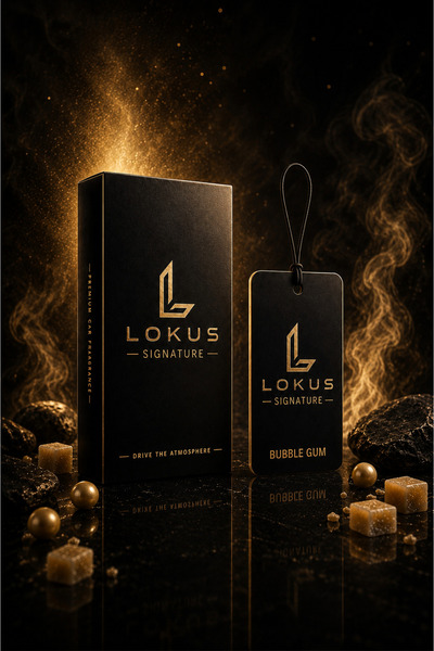 LOKUS Signature Bubble Gum Araç Kokusu | Premium Oto Kokusu Uzun Süre Kalıcı Asma Araç Parfümü