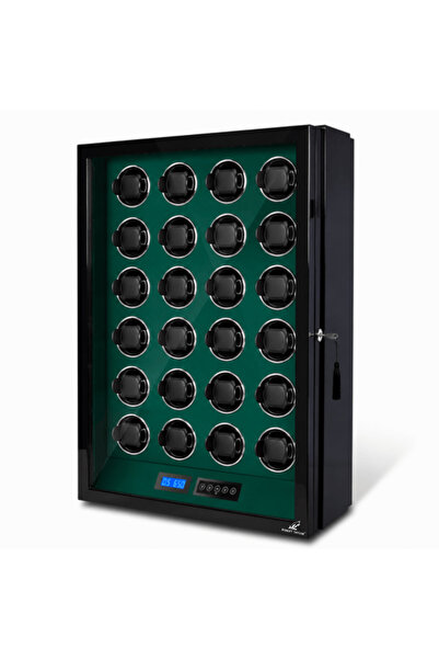 ROBERT TAYLOR Watch Winder Regent Collection – 24 Slot Ultra Quiet Automatic ...