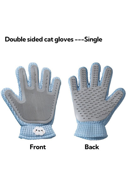Choice Single glove Pet Grooming Double-sided Gloves Cute Cloud Shaped Design...