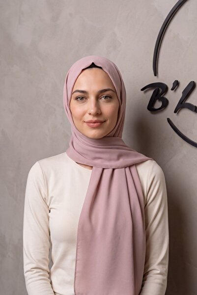 B'lazzotti Soluk Pudra Medine İpeği Şal – Yumuşak Dokulu, Dökümlü, Günlük ve ...