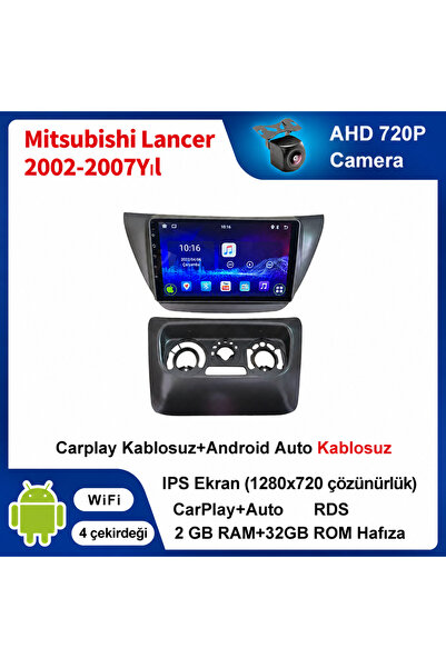 Genel Markalar Mitsubishi Lancer 2002-2007 Yıl uyumlu 2GB Ram 32GB Rom Hafıza...