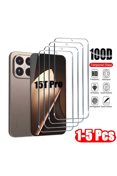 Choice36 High Definition 2 pieces xiaomi 15T 1-5PCS Protective Glass For Xioa...
