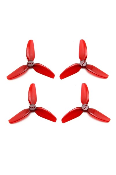 Choice1 Red 2Pairs New PC Prop T3X3X3 Propeller 3 Blades 3inch 3030 3-Blade P...