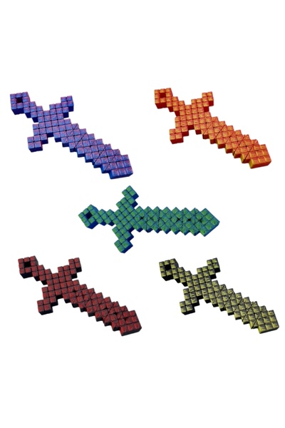 Choice 5PCS 3pcs/5pcs My Pixel Fun World Extendable Sword, with Interlocking ...