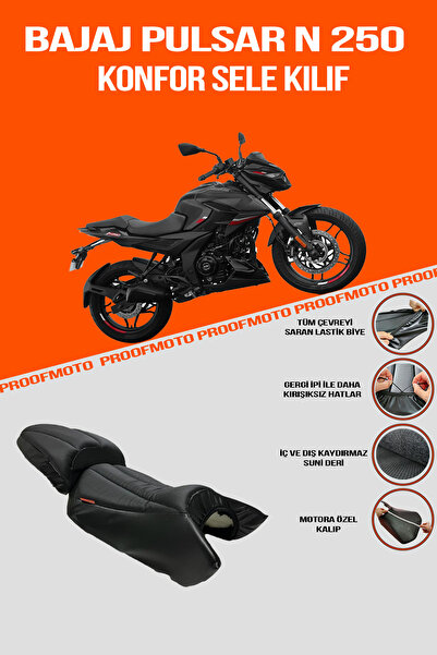 PROOFMOTO Bajaj Pulsar N250 Comfort Saddle Cover
