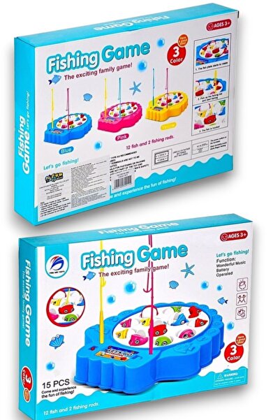 Open Toys Pilli Balık Tutma Oyunu Pembe