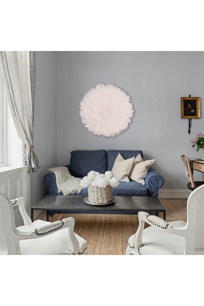 Mylamp Freya Doğal Tüylü Duvar Dekoru 63 cm