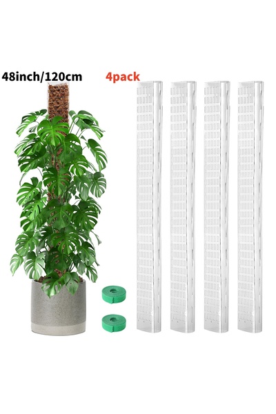 Choice6 48in-120cm-4pack 24/36/48Inch Climbing Plant Water Moss Column Indoor...