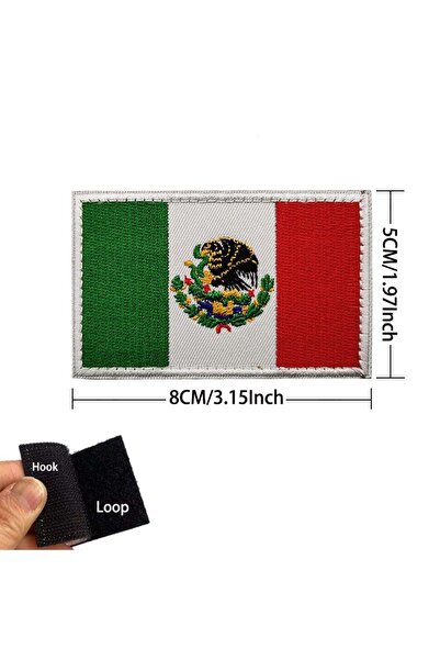 Choice10 Embroidery-02 Mexico National Flag,Eagle Badge Applique Embroidery P...