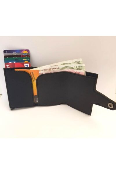 Goldlife Mechanical Genuine Leather Automatic Wallet & Card Holder