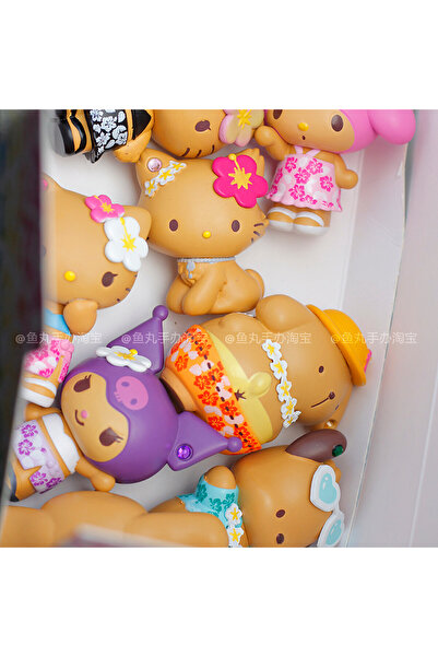 Choice 1pcs Sanrio Characters Summer Tanned Cinnamoroll Kuromi Hello Kitty My...