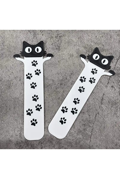 Choice 2PCS Acrylic Black Cat Bookmark for Cat Lovers, Readers, Students & Te...