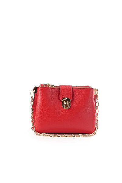 Poseta Domnitei Bag Ioana Medium from Leather - Red