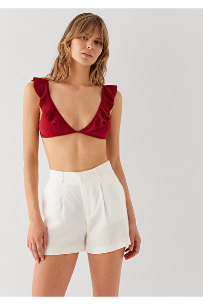 Mavi Red Bikini Top with Lace Detail 1914054-70456