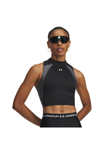 Under Armour HG RIB TANK 6003985-001 Μαύρο
