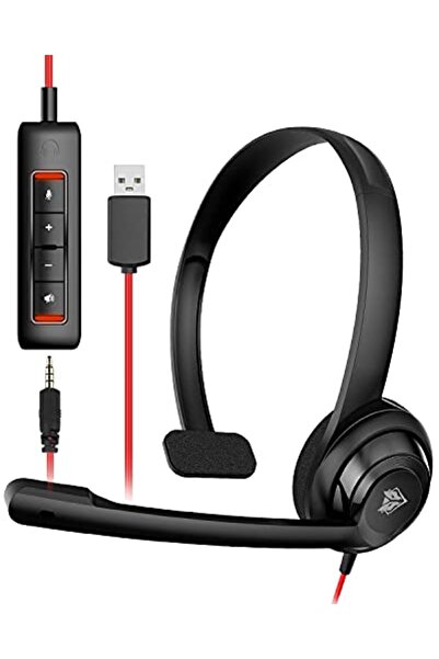 Choice Black NUBWO HW02 USB Headset with Mic Noise Cancelling Ultra Comfort C...