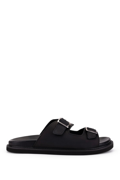 Tamer Tanca Men's Genuine Leather Daily Slippers 876 610 Erk Trlk Y22
