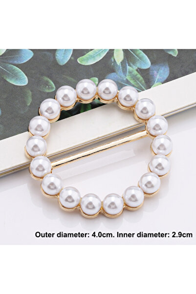 Choice 8 Elegant Alloy Brooch Pins with Pearls and Rhinestones, Assorted Mini...