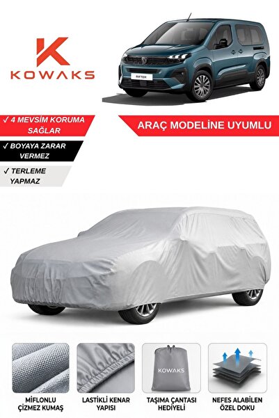KOWAKS Peugeot Rifter Oto Branda, Araba Brandası
