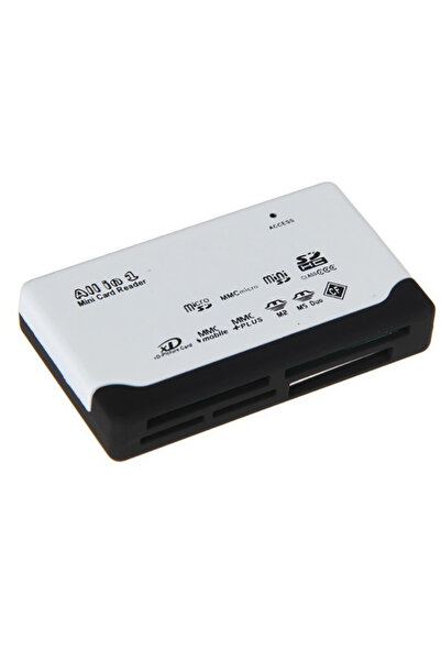 choice2 WHITE USB Card Reader Extreme Micro SD MMC Mini XD M2 MS DUO TF Memor...