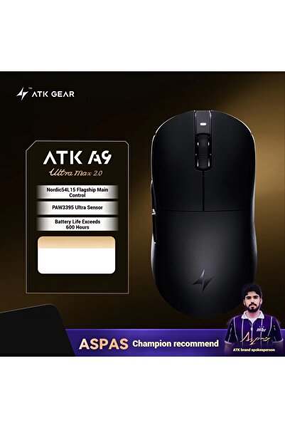 Choice16 ماوس ألعاب لاسلكي A9 Ultral Max Black ATK A9 Ultra A9/A9 SE/A9 Plus/...