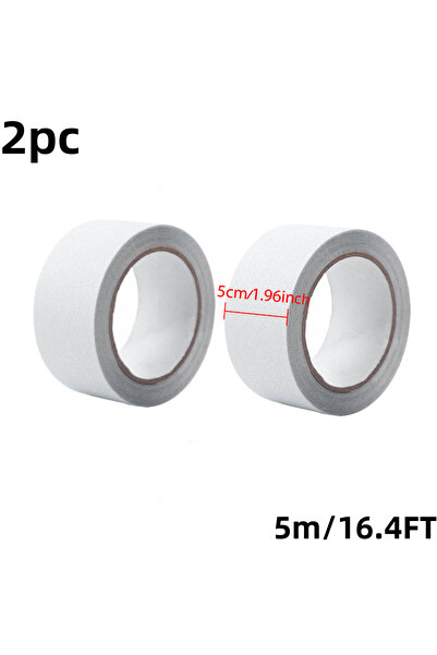 Choice1 50mm 5m 5cmx5mx2pc Transparent Anti-Slip Tape, Waterproof and Anti-Sl...