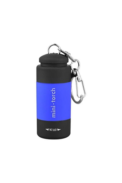 Choice Dark blue Mini Keychain Lamp Pocket USB Rechargeable LED Strong Light ...