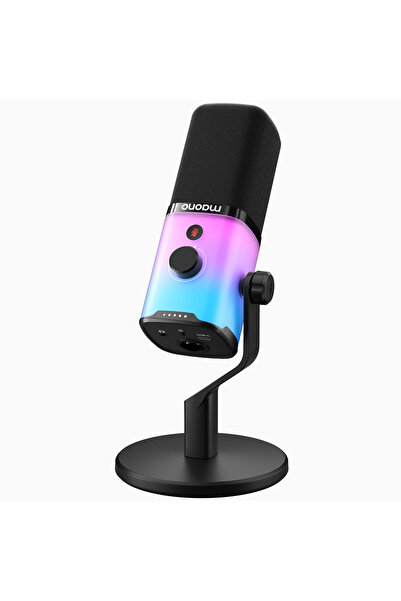 Choice ميكروفون ألعاب PD100X RGB من MAONO، ميكروفون ديناميكي USB/XLR مع خاصية...
