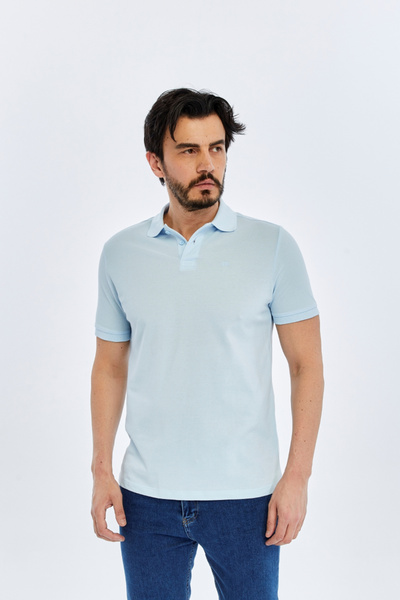 SÜVARİ Men's T-Shirt Ts1014000474 Polo Neck Slim