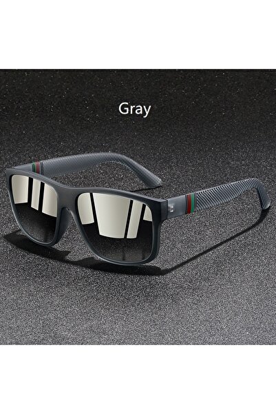 Choice4 Gray Fashion Vintage Check Pattern Square Sunglasses Men Women Fishin...