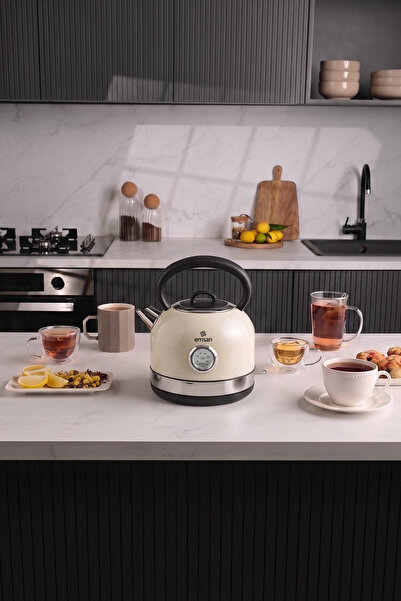 Emsan Retro Su Isıtıcısı 2202 Retro 2,2L Krem 2200W