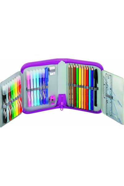 Maped Pencil Case 2 Compartments - Full School Supplies - Fairy Girl3154149678129