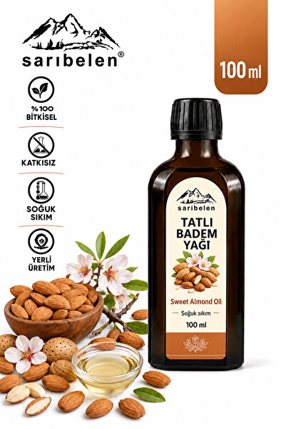 sarıbelen Tatlı Badem Yağı 100 ml | %100 Saf