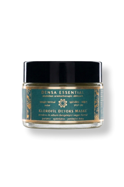 Densa Essential Klorofil Detoks Maske 50 ML Sebum Dengeleyici/Gözenek & Siyah...