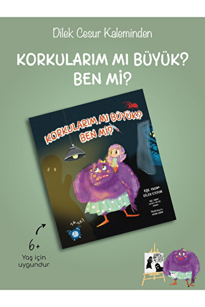 ENDA YAYINCILIK Korkularım Mı Büyük? Ben Mi?-hikaye Kitabı- Dilek Cesur