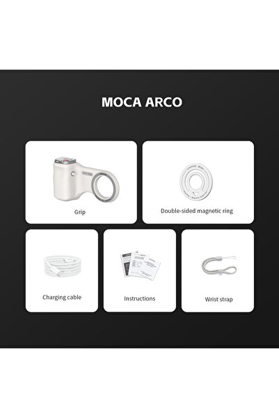 Choice4 MOCA ARCO WH-Ring COMITOK MOCA ARCO Magnetic Camera Grip for iPhone S...