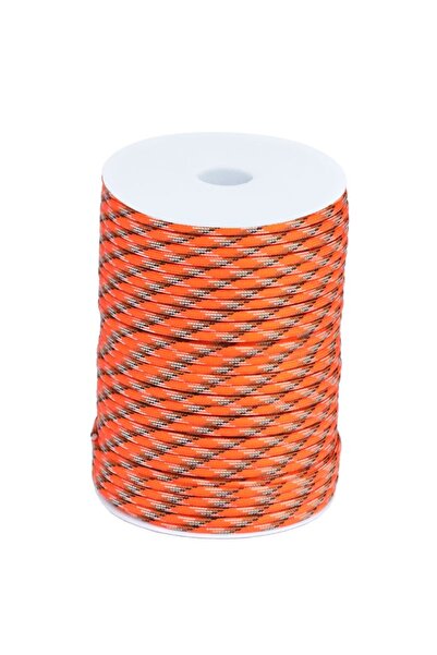 Choice 100m Orange camouflage 100M 550 7-Core Paracord Rope 4mm Outdoor Polye...