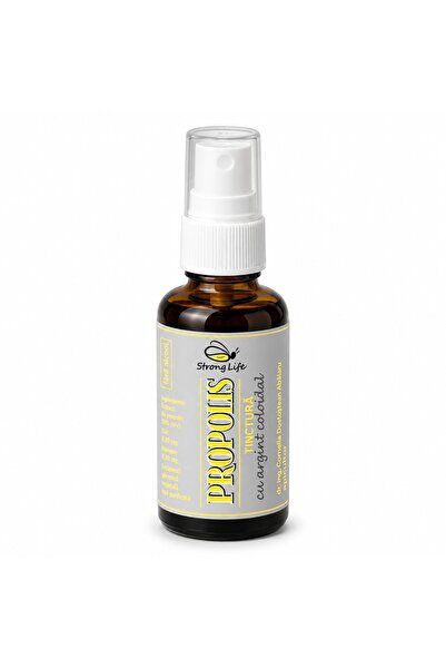 Strong Life Propolis cu argint coloidal - dezinfectant bucal - 100 ml