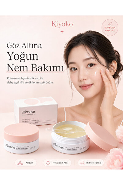 mixsoon Collagen Hydrogel under Eye Mask |   Brightening and Intense Moisturi...