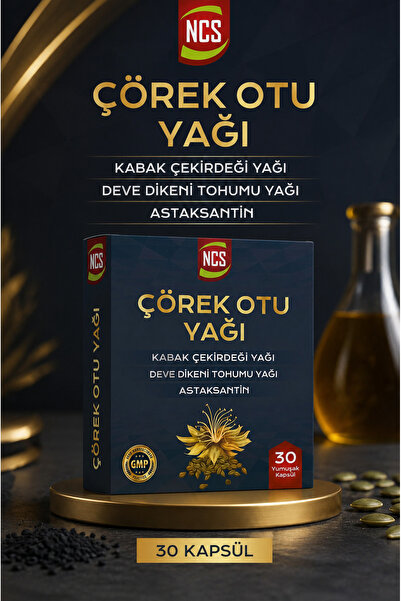 NCS Çörek Otu Yağı Bal Kabağı Deve Dikeni Astaksantin 30 Softgels