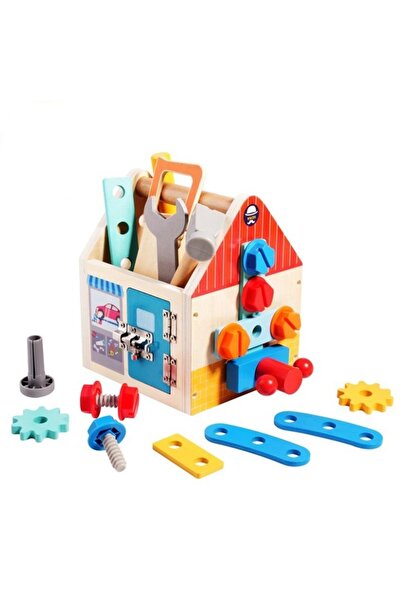 Choice Toolbox Children's Wooden Toolbox Set Toys Simulation Maintenance Tool...