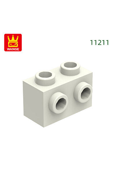 Choice6 about 122pcs 68.White Wange 122Pcs/lot 11211 Modified 1x2 with Studs ...