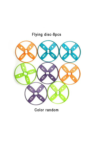 Choice flying disc-8pcs Launcher Air Saucer Rocket Games Sports Child Flying ...