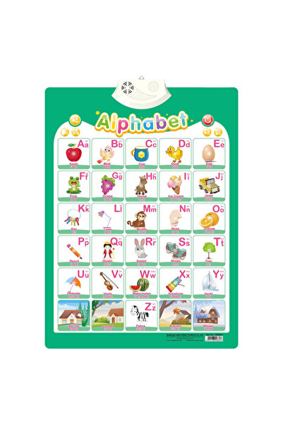 Choice1 Alphabet Sports Wall Chart Talking Poster Interactive Toddler Alphabe...