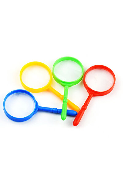 Choice 12pcs 12 Pcs Mini Plastic Colorful Portable Magnifying Glass Kids Birt...