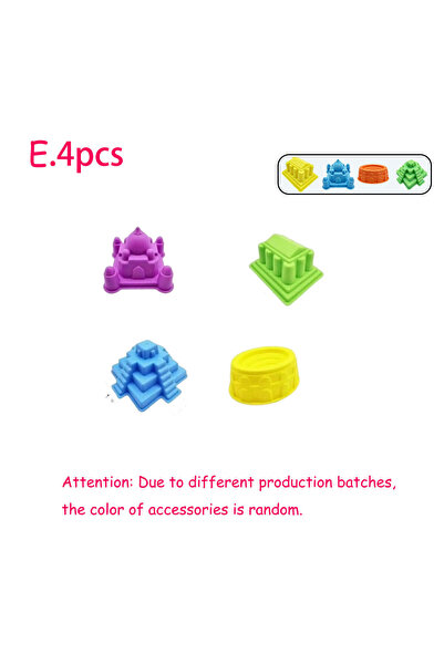 Choice1 4Pcs Castle Sand Small Creative Beach Mold Set Children Play Sand Toy...
