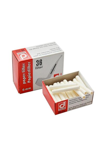 DENİCOTEA 10146 Pipo Filtresi 6mm 36 Adet