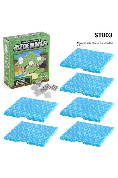 Choice10 ST003 Magnetic Base Plate Variety Baseplates Match Mine World Magnet...